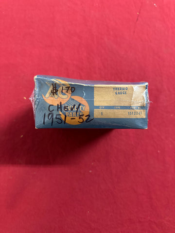 1951-52 CHEVROLET NOS TEMPERATURE GAUGE