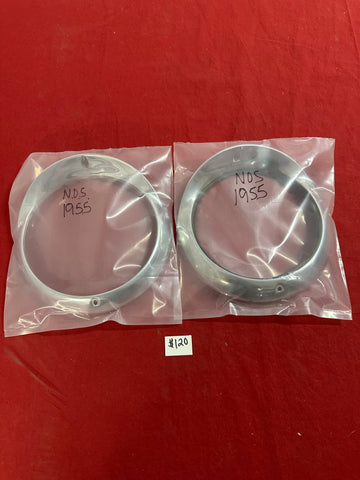 1955 CHEVROLET NOS HEADLIGHT RINGS