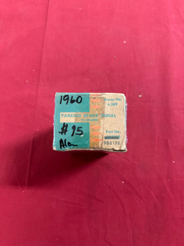 1960 CHEVROLET NOS PARKING BRAKE SIGNAL