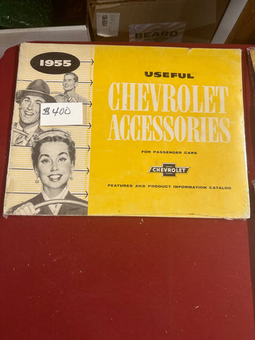 1955 CHEVROLET ACCESSORIES BOOKLET