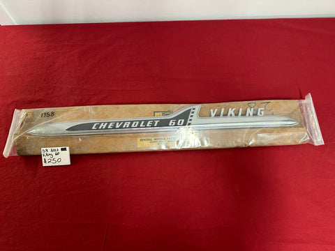 1958 CHEVROLET NOS VIKING 60 EMBLEM