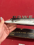 1950 CHEVROLET NOS POWER GLIDE EMBLEM “POWER” SIDE ONLY