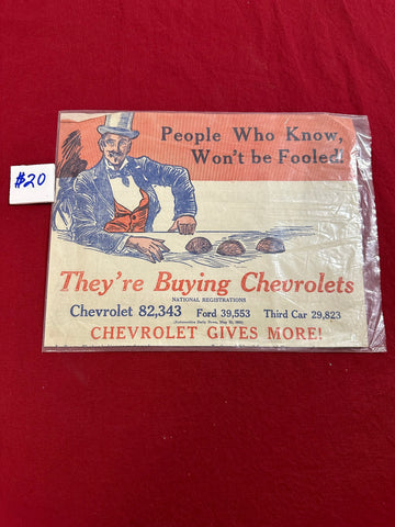 CHEVROLET ADVERTISEMENT