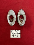 1941 CHEVROLET REAR SEAT STRAP BEZELS