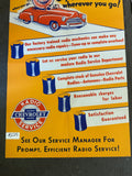 CHEVROLET RADIO POSTER