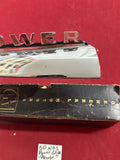 1950 CHEVROLET NOS POWER GLIDE EMBLEM “POWER” SIDE ONLY