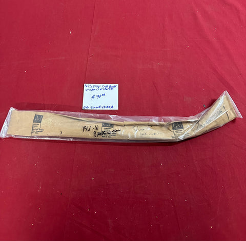1961 CHEVROLET NOS BACK WINDOW GLASS REVEAL CAP