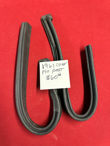 1961 CHEVROLET CONVERTIBLE VENT WINDOW SEALS