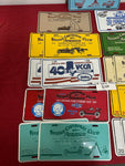 SET OF 18 LICENSE PLATES