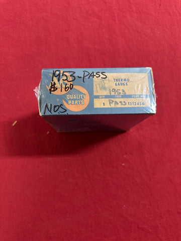 1953 CHEVROLET NOS TEMPERATURE GAUGE
