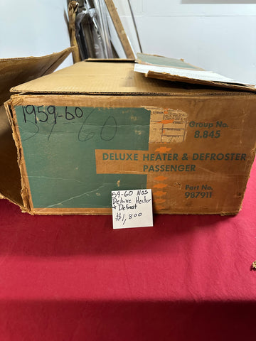 1959-60 CHEVROLET NOS DELUXE HEATER AND DEFROSTER UNIT