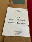 1959-60 CHEVROLET NOS DELUXE HEATER AND DEFROSTER UNIT
