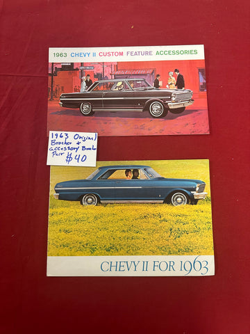 1963 CHEVROLET ORIGINAL BROCHURES