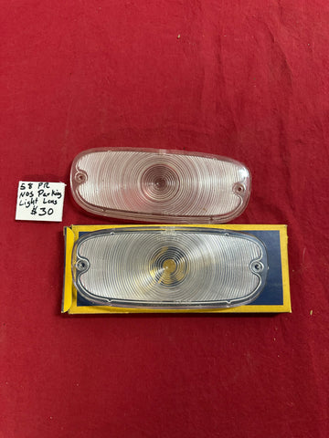 1958 CHEVROLET NOS PARKING LIGHT LENS
