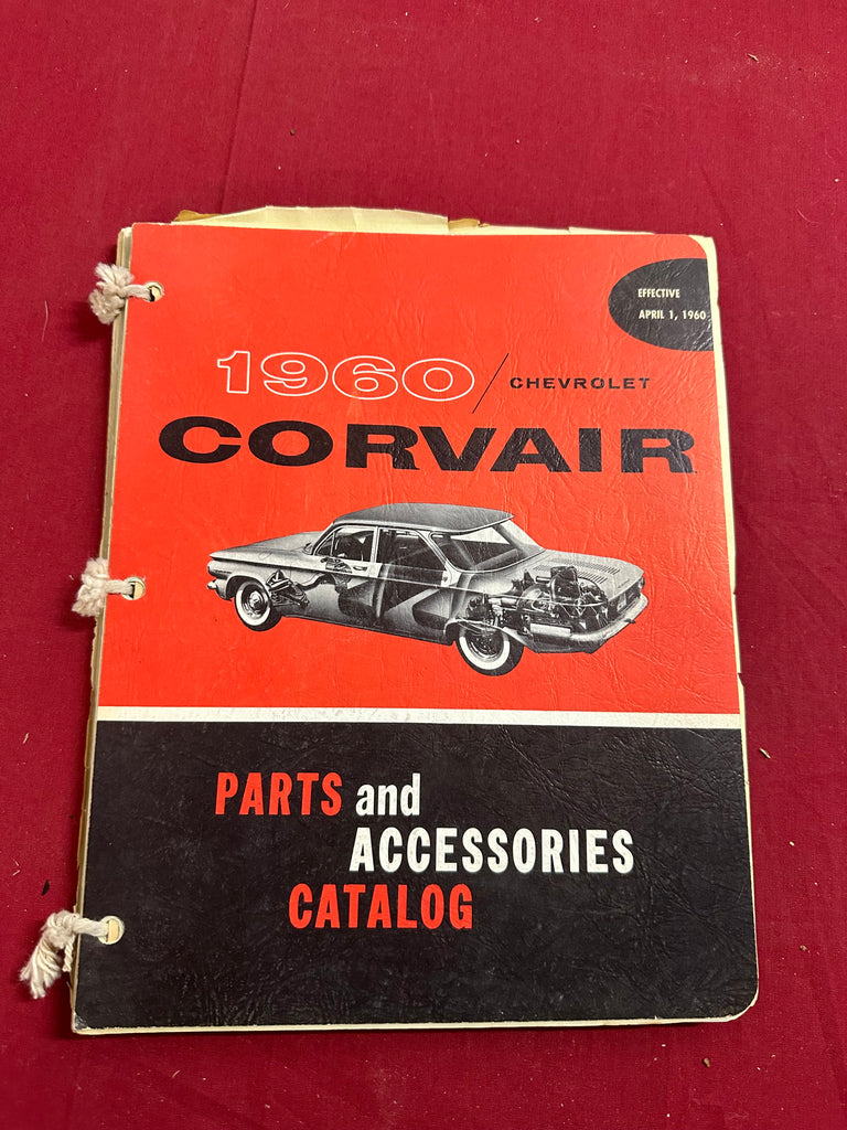 1960 CHEVROLET CORVAIR PARTS AND ACCESSORIES CATALOG Forbush Vintage