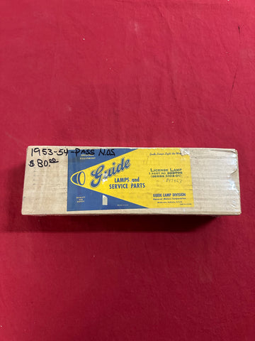 1953-54 CHEVROLET NOS LICENSE PLATE LAMP