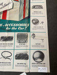 CHEVROLET MERRY CHRISTMAS ACCESSORIES POSTER