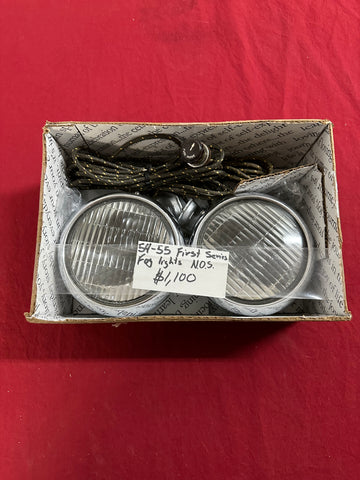 1954-55 CHEVROLET NOS FIRST SERIES FOG LIGHTS
