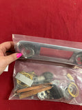 1959-60 CHEVROLET NOS RADIO FACE PLATE AND PARTS NO KNOBS