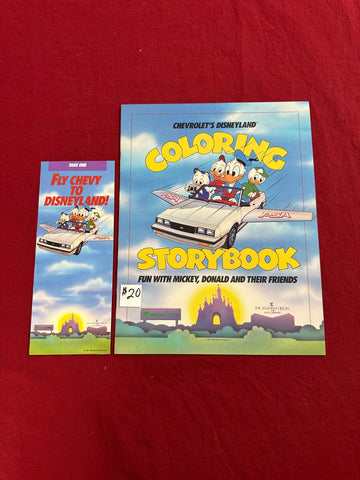 DISNEY CHEVROLET COLORING BOOK