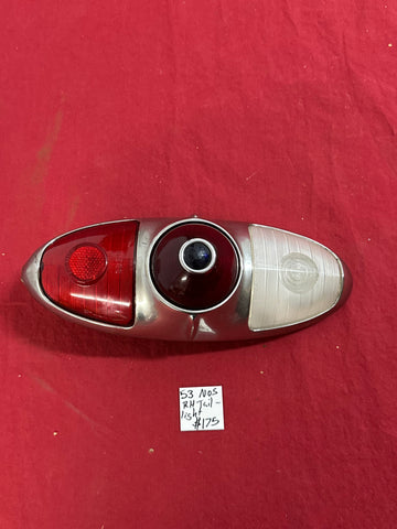 1953 CHEVROLET NOS RH TAILLIGHT MISSING LENS GASKETS
