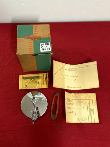 1964 CHEVROLET NOS OUTSIDE REAR VIEW MIRROR