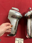1954 CHEVROLET FRONT BUMPER GUARDS NOT DRIVER QUALITY