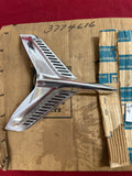 1960 CHEVROLET NOS BEL AIR 4 DOOR AIRPLANE BIRD QUARTER TRIM