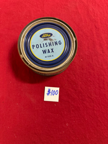 FORD POLISHING WAX CAN