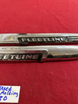 1942-48 CHEVROLET FLEETLINE USED MOLDING PAIR