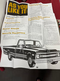 1969 CHEVROLET DEALERSHIP COMMUNICATION SALESMEN BOX