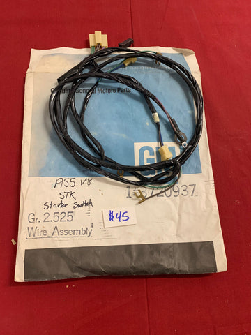 1955 CHEVROLET NOS V8 STICK SHIFT STARTER SWITCH