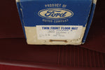 1968 1969 FORD T-BIRD RED TWIN FRONT FLOOR MATS
