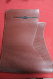 1968 1969 FORD T-BIRD RED TWIN FRONT FLOOR MATS