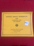 1941 CHEVROLET ADVANCED SERVICE INFORMATION