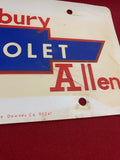 THORNBURY CHEVROLET PAPER DEALER PLATE