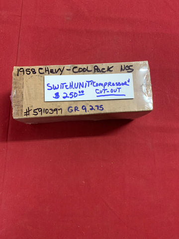 1958 CHEVROLET NOS COOL PACK COMPRESSOR SWITCH UNIT