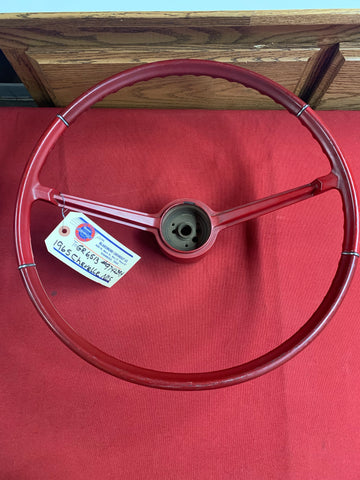 1965 CHEVROLET CHEVELLE STEERING WHEEL HAS ONE CRACK