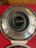 1968-69 CHEVROLET NOS CAPRICE SET OF TWO HUBCAPS