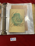 1950 CHEVROLET MISCELLANEOUS BINDER. HAS SOME NEW PRINTS
