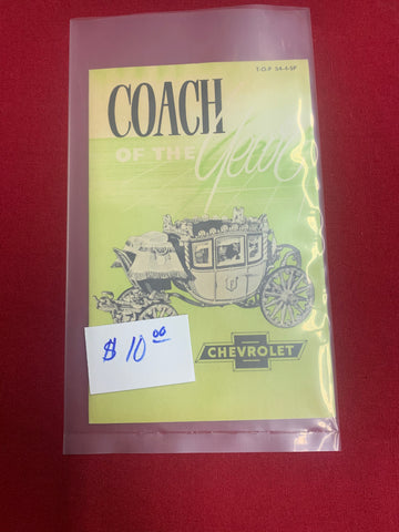 COACH OF THE YEAR CHEVROLET BROCHURE