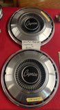 1968-69 CHEVROLET NOS CAPRICE SET OF TWO HUBCAPS