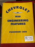 1950 CHEVROLET ENGINEERING FEATURES BOOK