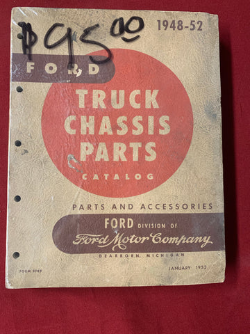 1949-52 FORD TRUCK CHASSIS PARTS CATALOG