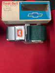 1965 CHEVROLET NOS REAR GREEN SEATBELT