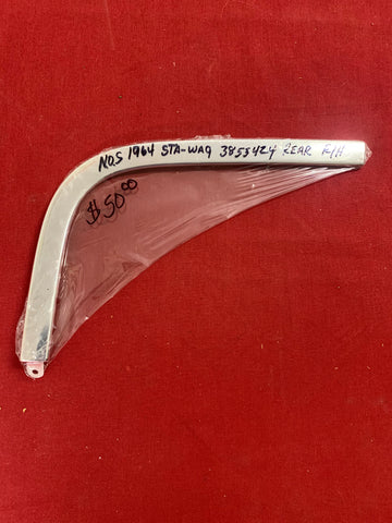 1964 CHEVROLET NOS STA WAG REAR RIGHT MOLDING