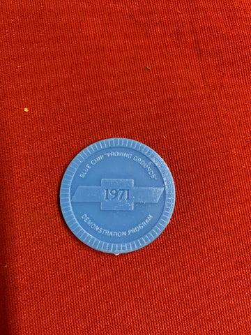 1971 CHEVROLET NOS POKER CHIP