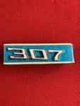 1970 NOS CHEVROLET CHEVELLE 307 FENDER EMBLEM LH