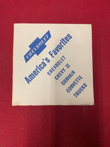 CHEVROLET NOS NAPKIN