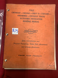 1965 CHEVROLET REFERENCE MANUAL